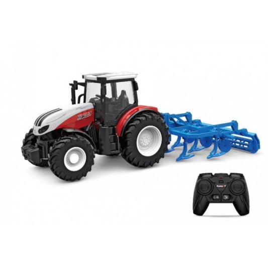 RC Tractor w/cultivator/roller 1:24 scale USB charge Li-ion battery