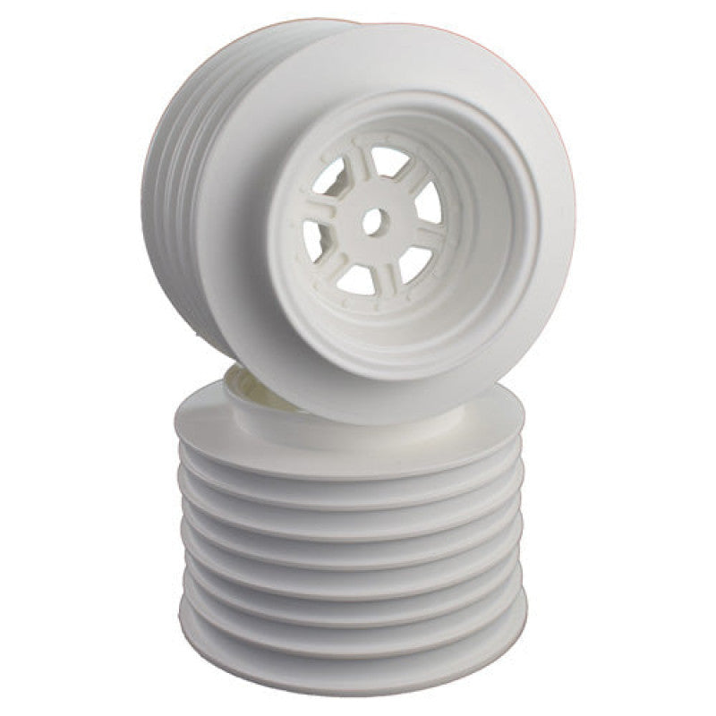 Gambler Rear Sprint Wheels with 12mm Hex / AE -TLR / WHITE (4 PC) 1.7/2.2in