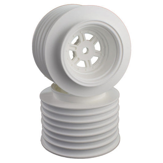Gambler Rear Sprint Wheels with 12mm Hex / AE -TLR / WHITE (4 PC) 1.7/2.2in