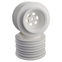 Gambler Rear Sprint Wheels with 12mm Hex / AE -TLR / WHITE (4 PC) 1.7/2.2in