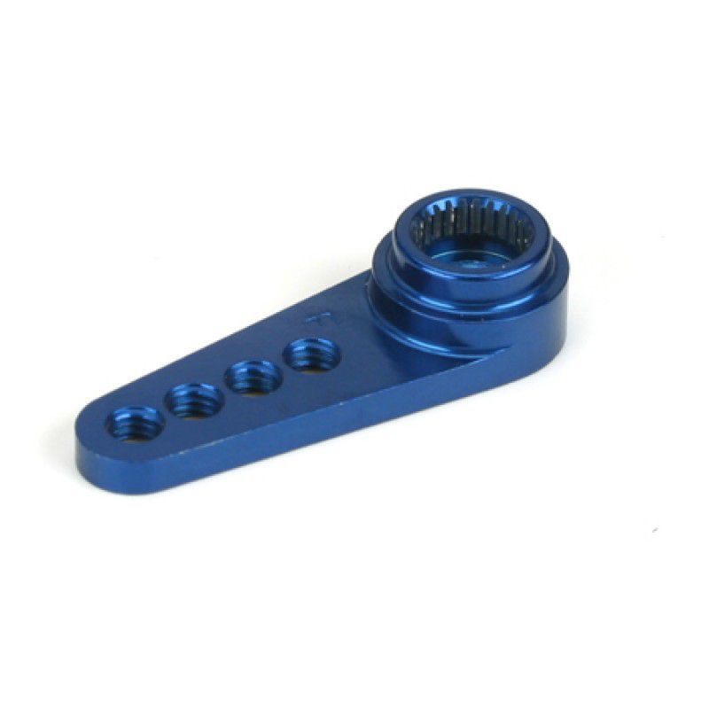 Machined Aluminum Servo Horn Single: Fut Blue