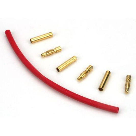 Gold Bullet Connector Set, 4mm (3) by Dynamite