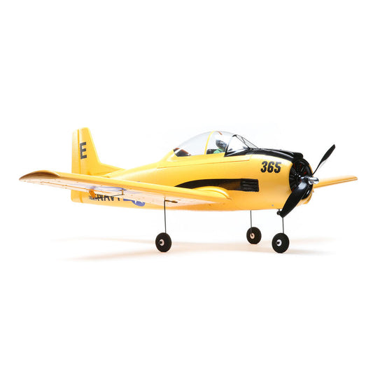 T-28 Trojan 1.1m BNF Basic (New Yellow Version) w/AS3X, SAFE select by Eflite