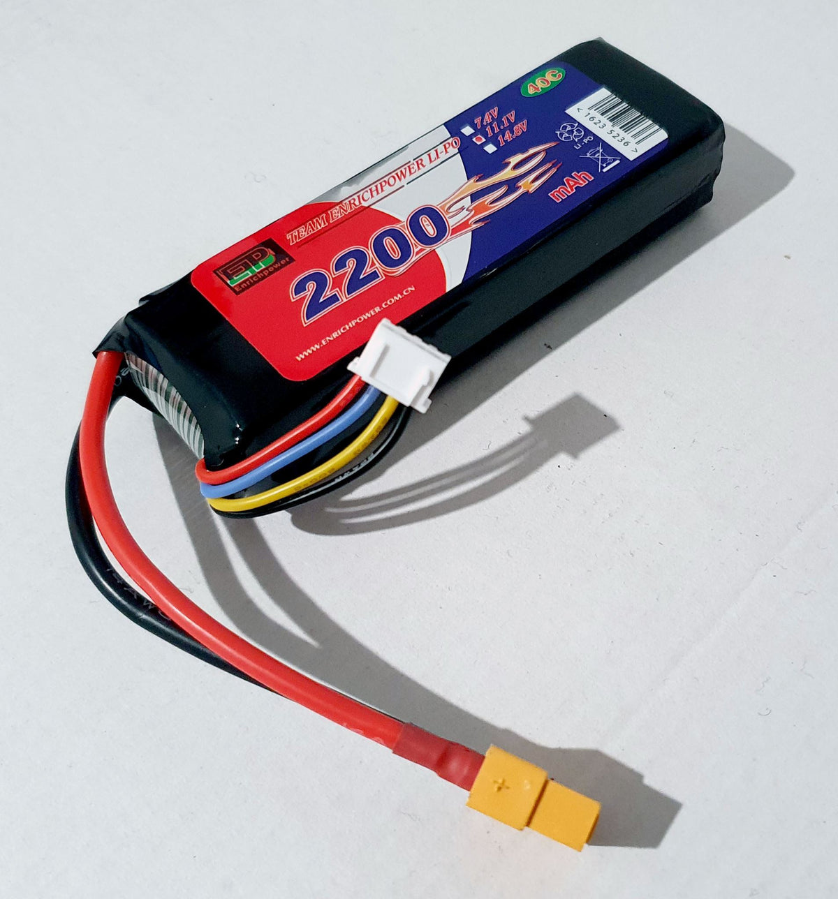 Enrichpower Li-Po 11.1v 2200mAh 40C XT60