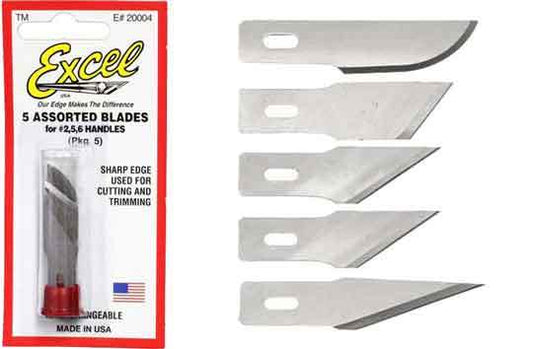 Excel #2 Blades Assorted (5)