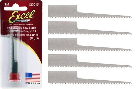 Excel #2 Fine Saw Blades B15 Pk5