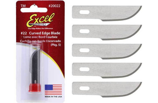 Excel #2 Curved Blades B22 PK5