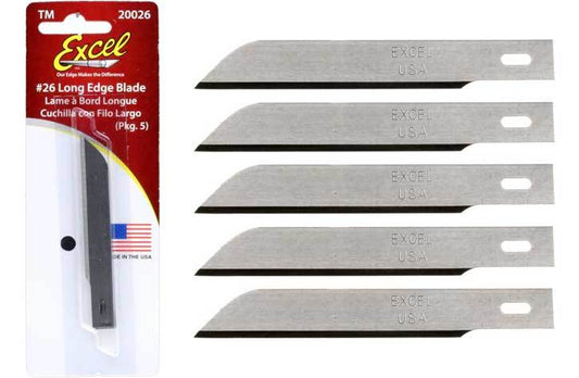 Excel #2 Long Blade B26 Pk5