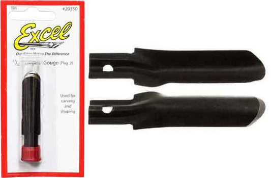 Excel W/Carving Gouge 3/8" Pk2