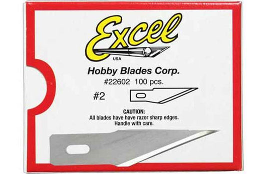 Excel #2 Standard Blades B2 100pcs