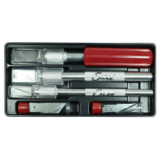 Excel Hobby Knife set (3xkn, 13xbl)