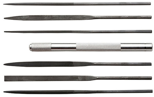 Excel Needle files 6 assort w/handle