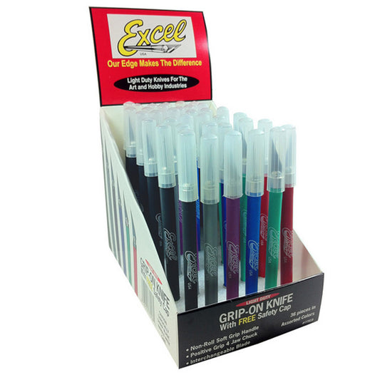 Excel Soft Grip Knife Display 36pcs