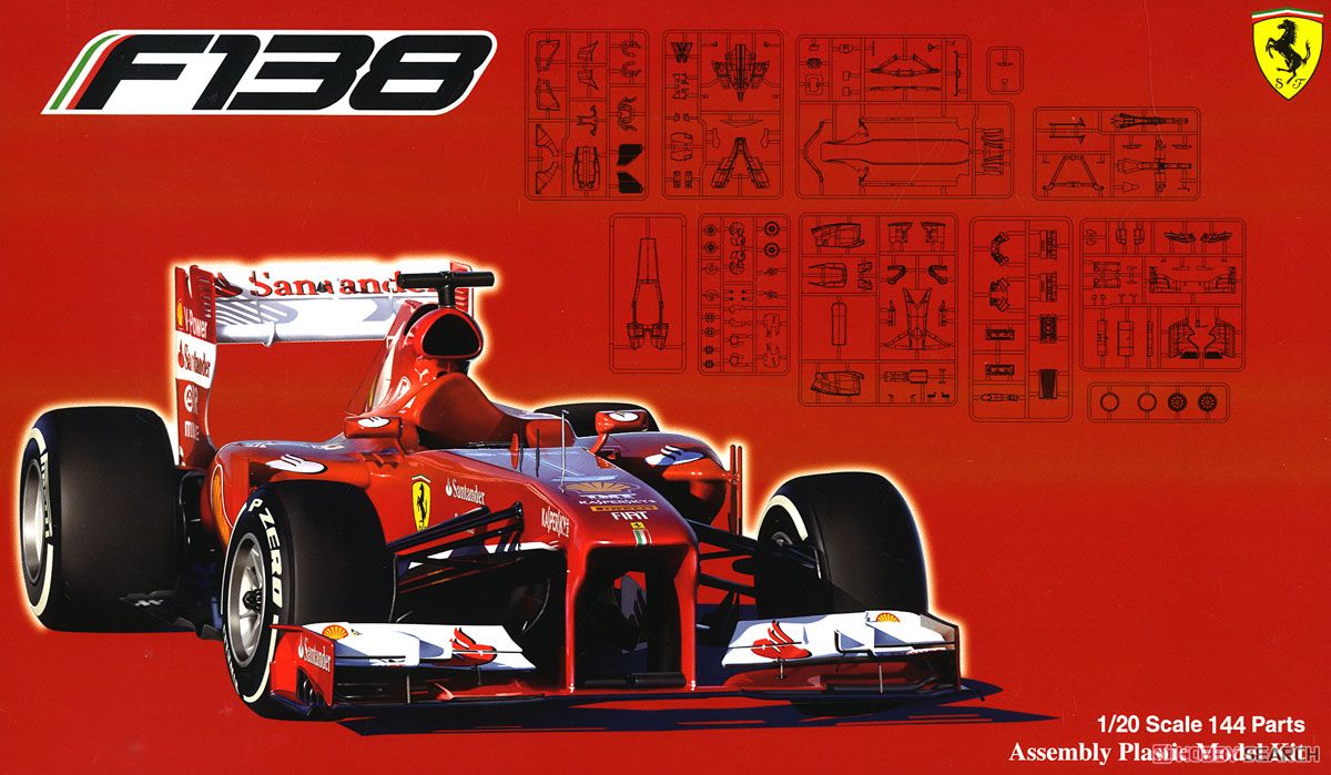 Fujimi 1/20 F1: Ferrari F138 China GP