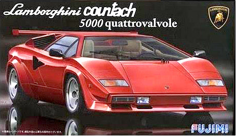 Fujimi 1/24 Lambo.Countach 5000QVw/en