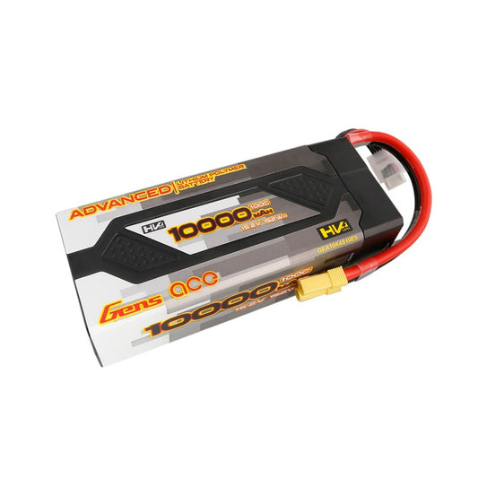 Gens ace Advanced 10000mAh 15.2V 100C 4S2P HardCase Lipo Battery Pack 61# with