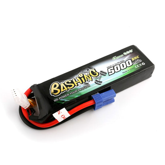 Gens Ace 5000mah 3S 11.1v 60C Lipo Battery Pack with EC5 Plug-Bashing Series