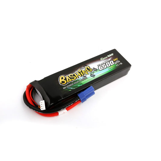 Gens ace 6500mAh 11.1V 60C 3S1P Lipo Battery Pack with EC5-Bashing Series 418g