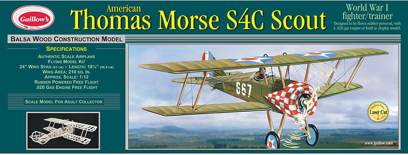 Guillows 1/12 WW1 Thomas Morse Scout