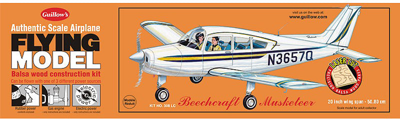 Guillows 1/18 Beechcraft Musketeer