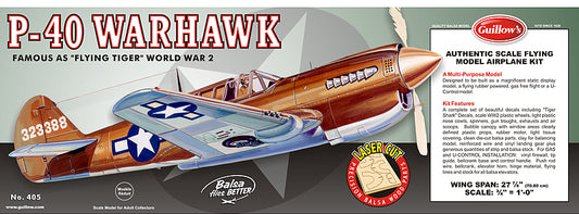 Guillows 1/16 P-40 Warhawk