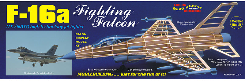 Guillows 1/30 F-16a Fighting Falcon