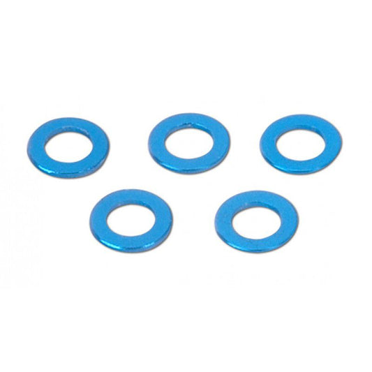 M3 Flat Washer/Shim 0.5mm - Blue