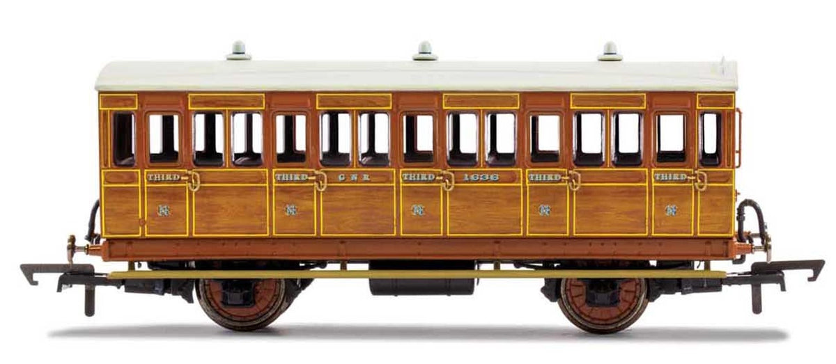 Hornby GNR 4WC, 3rd Cl. Fttd Lghts