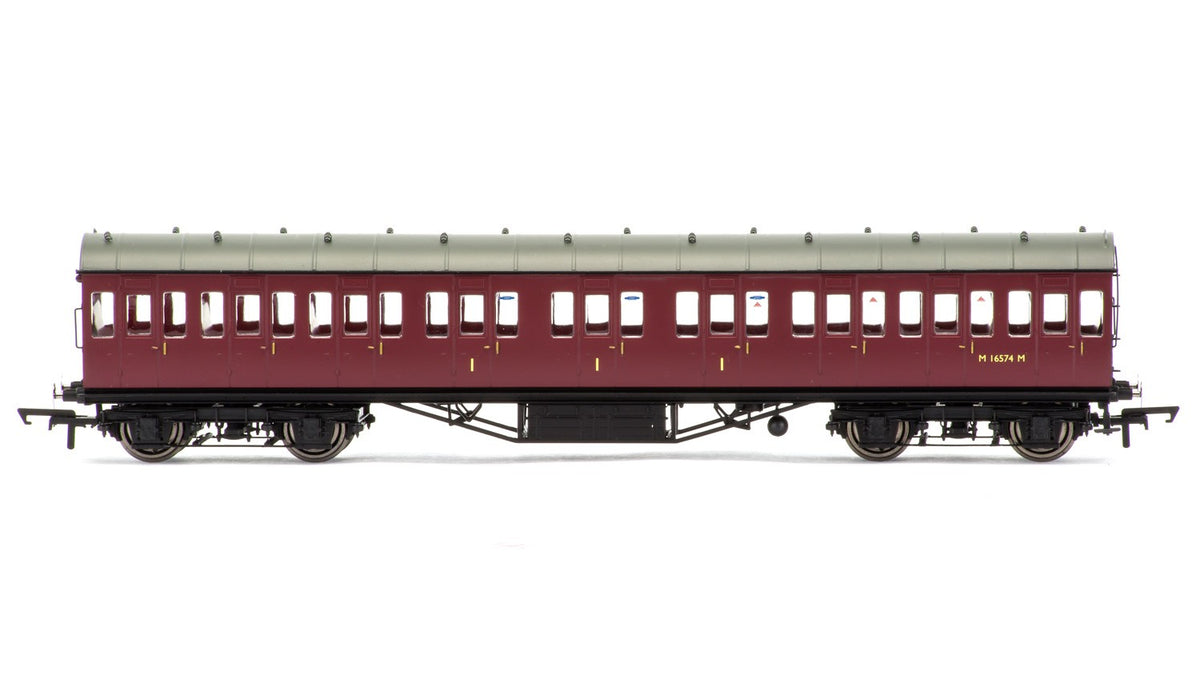 Hornby BR Non-cor. 57' Crimson Co