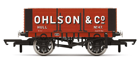Hornby 6 Plank Wagon, Ohlson + Co