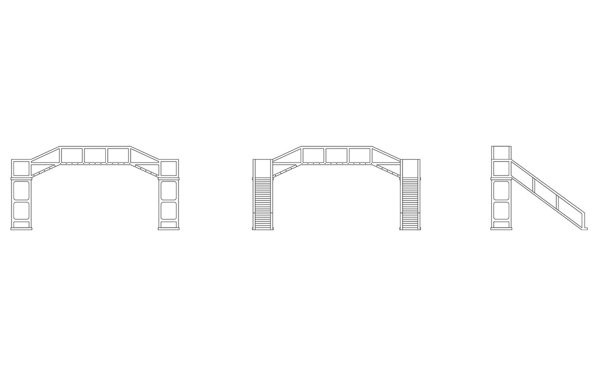 Hornby Sth East Railway Footbridge