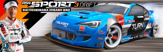 HPI 1/10 RS4 Drift SubaruBRZ w/b&c