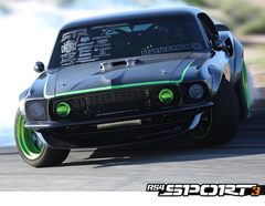 HPI 1/10 RS4 S3 '69 Mustang w/b&ch