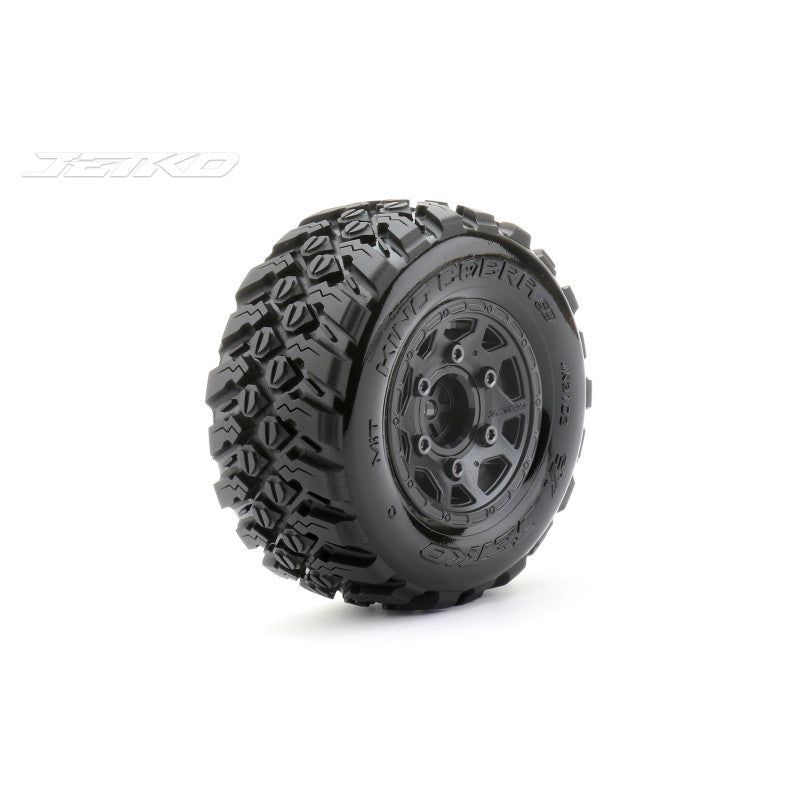 1/10 SC 2.2/3.0 EX-KING COBRA/Claw Rim/Black/Medium Soft/Glued by Jetko