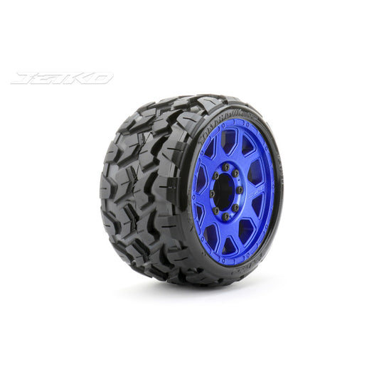 1/8 SGT 3.8 EX-TOMAHAWK/Claw Rim/Metal Blue/Medium Soft/Glued/Blted by Jetko