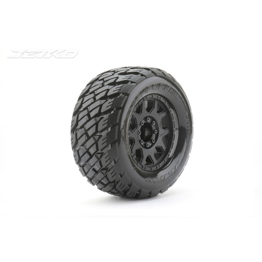 1/8 MT 3.8 EX-ROCKFORM/Claw Rim/Black/Medium Soft/Glued/Blted by Jetko