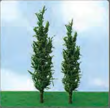 JTT Poplar Trees 70- 89mm (3)
