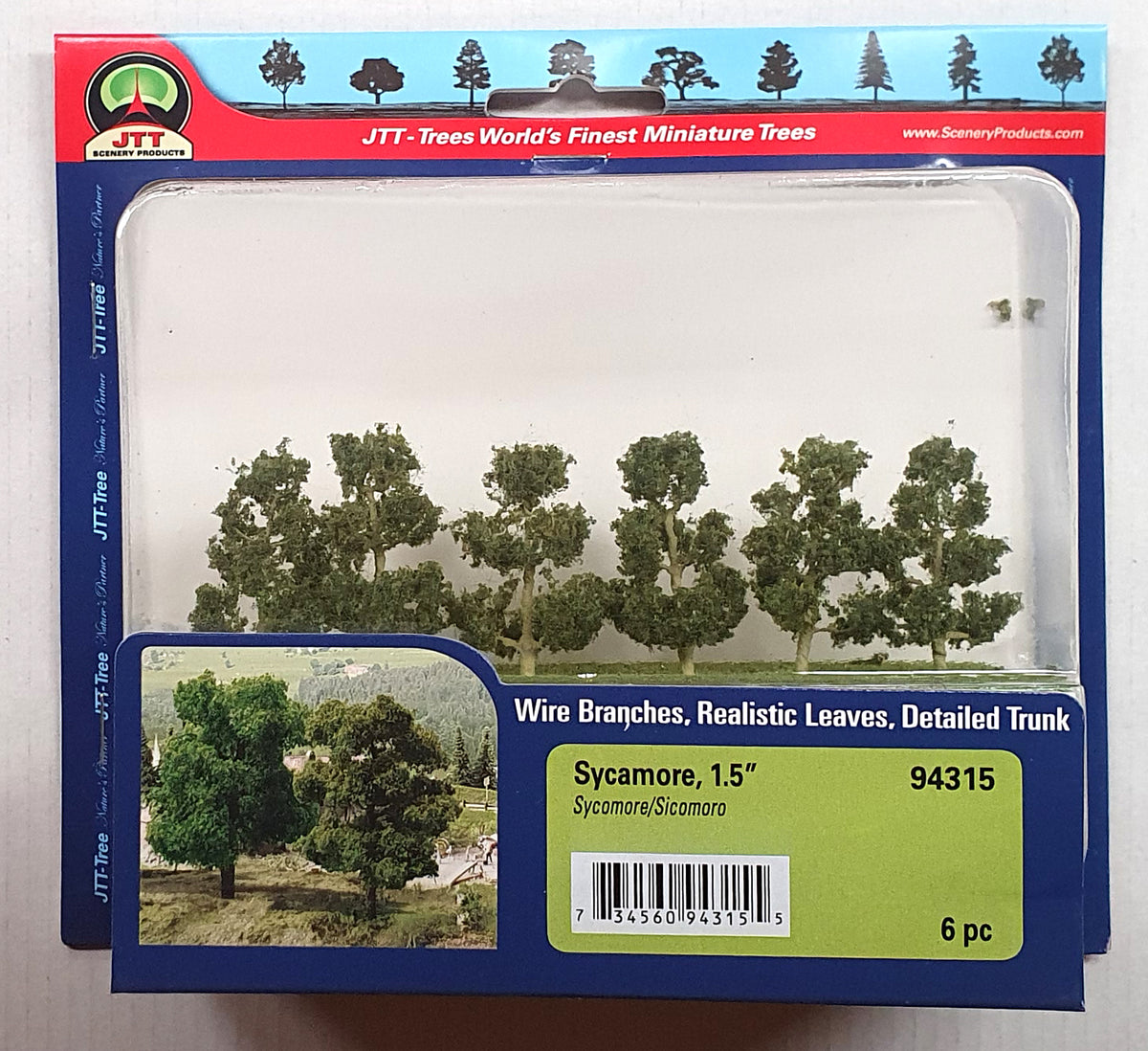 JTT Sycamore Trees 38.1mm (6)