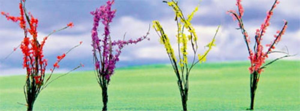 JTT O: 25 to 38mm Flower Bushes(32