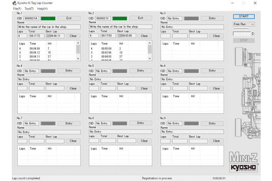 Kyosho IC Tag Lap Timer