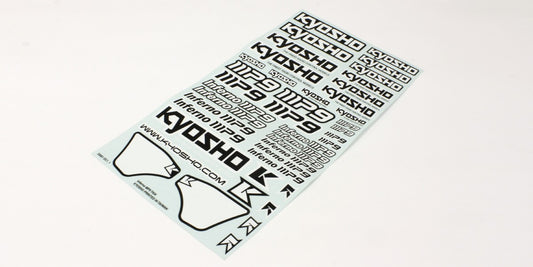 Kyosho MP9 Decals TKI4 White