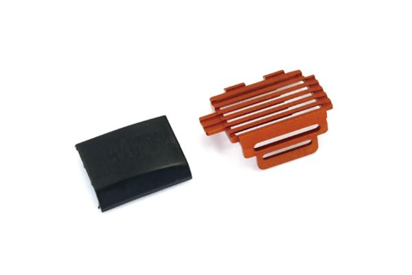 Kyosho AWD Alum Motor Cover Orange