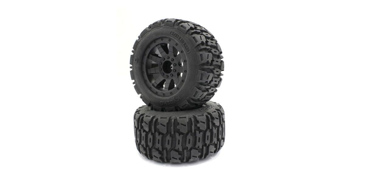 Kyosho Nitro Tracker Rims & Tyres (2)