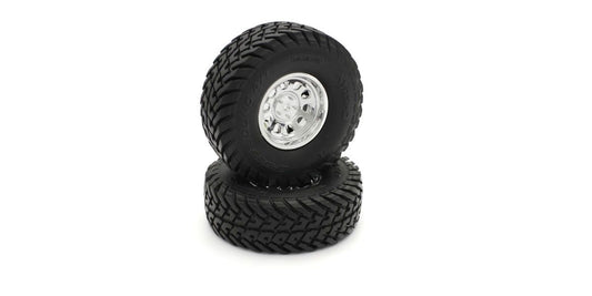 Kyosho Rampage Chrome Wheel & Tires