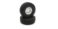 Kyosho Rampage Chrome Wheel & Tires