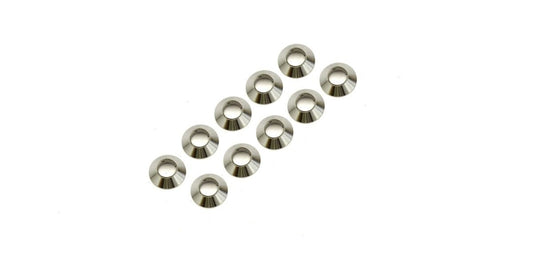 Kyosho M3x6 Tapered Washer Silver (10