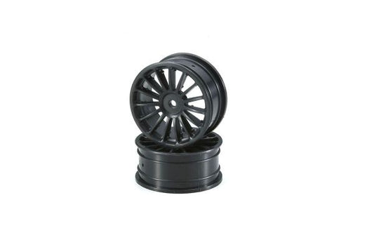 Kyosho 1/10 W: 15 Spoke Black 24mm (2