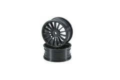 Kyosho 1/10 W: 15 Spoke Black 24mm (2