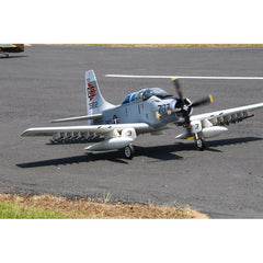 Double Seat AD-5/A-1E Skyraider 86" wingspan, 35-60cc "Grey" without Retracts,