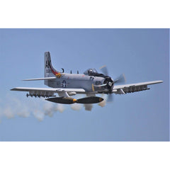 Double Seat AD-5/A-1E Skyraider 86" wingspan, 35-60cc "Grey" without Retracts,